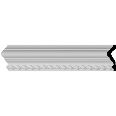Ekena Millwork SAMPLE - 3"H x 1"P x 12"L Oslo Rop Panel Moulding SAMPLE-PML03X01OS